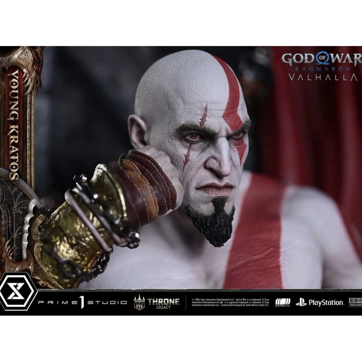 Prime 1 Studio - God of War: Ragnarok Valhalla - YOUNG KRATOS Bonus Version - Throne Legacy 1/3