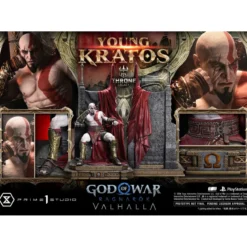Prime 1 Studio - God of War: Ragnarok Valhalla - YOUNG KRATOS Bonus Version - Throne Legacy 1/3