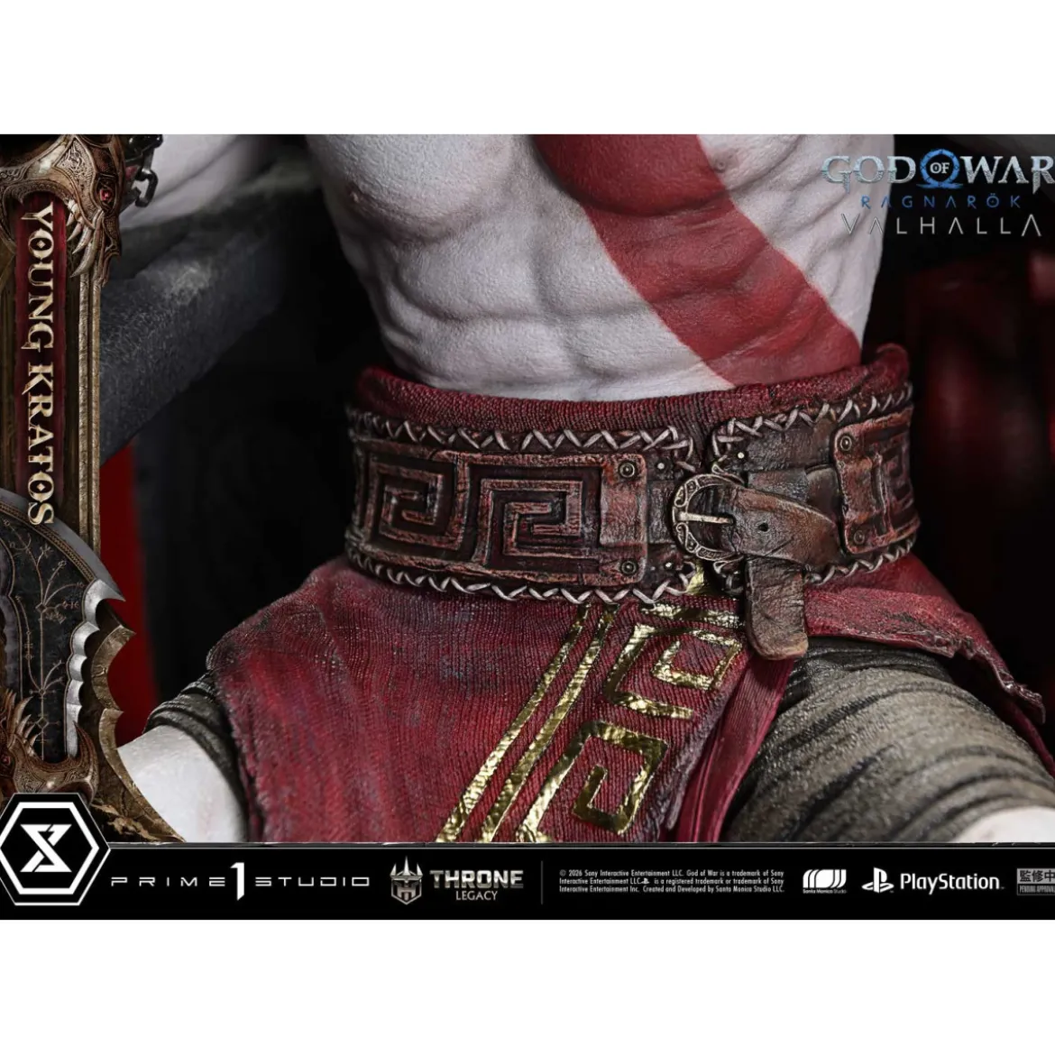 Prime 1 Studio - God of War: Ragnarok Valhalla - YOUNG KRATOS Bonus Version - Throne Legacy 1/3