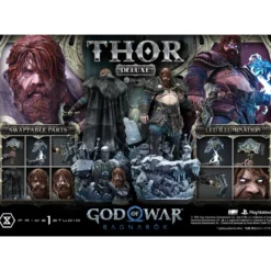 Prime 1 Studio - God of War: Ragnarok - Thor Deluxe Bonus Version - Real Elite Masterline Series 1/3