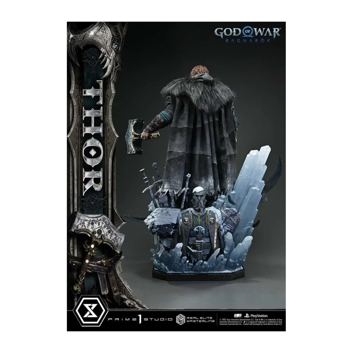 Prime 1 Studio - God of War: Ragnarok - Thor Deluxe Bonus Version - Real Elite Masterline Series 1/3