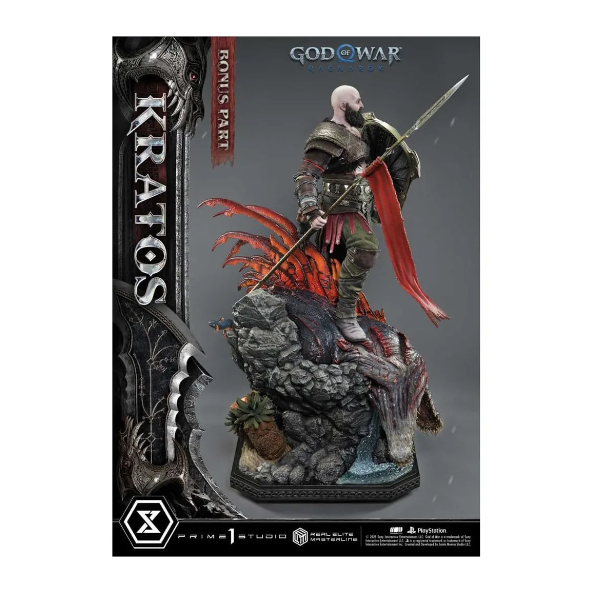 Prime 1 Studio - God of War: Ragnarok - Kratos Ultimate Bonus Version - Real Elite Masterline Series 1/3