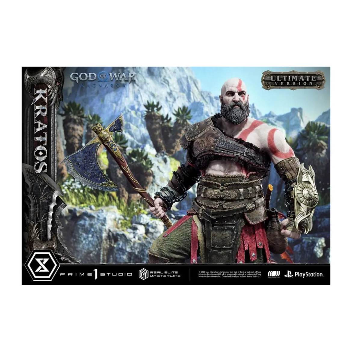 Prime 1 Studio - God of War: Ragnarok - Kratos Ultimate Bonus Version - Real Elite Masterline Series 1/3