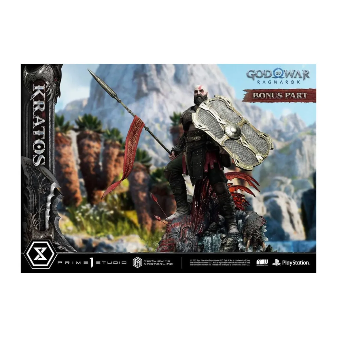 Prime 1 Studio - God of War: Ragnarok - Kratos Ultimate Bonus Version - Real Elite Masterline Series 1/3