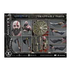 Prime 1 Studio - God of War: Ragnarok - Kratos Ultimate Bonus Version - Real Elite Masterline Series 1/3