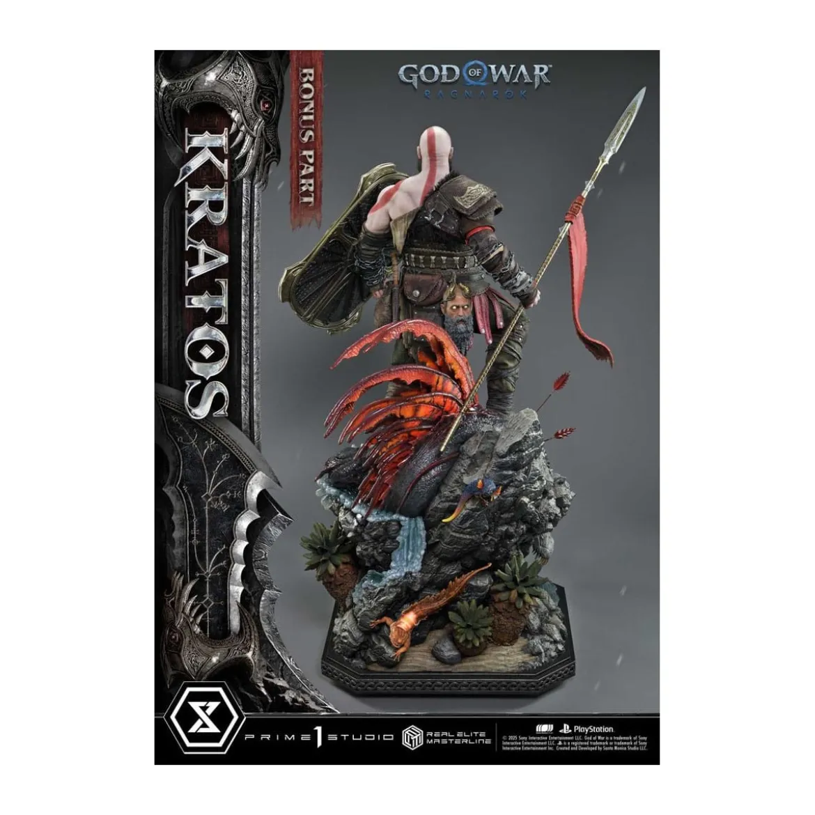 Prime 1 Studio - God of War: Ragnarok - Kratos Ultimate Bonus Version - Real Elite Masterline Series 1/3
