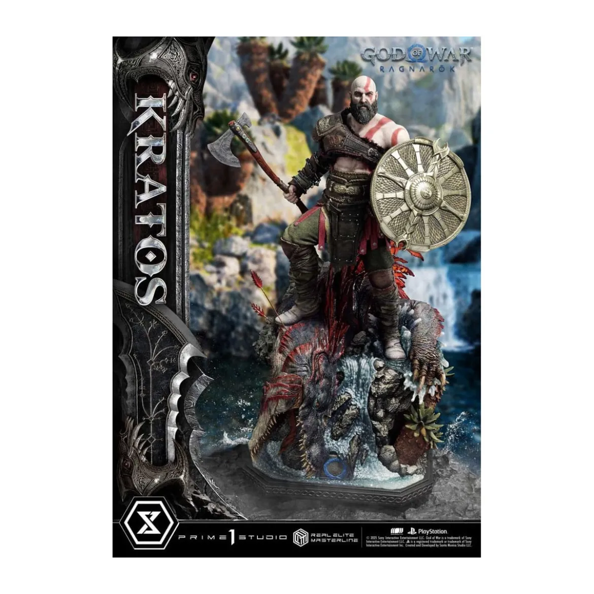 Prime 1 Studio - God of War: Ragnarok - Kratos Ultimate Bonus Version - Real Elite Masterline Series 1/3