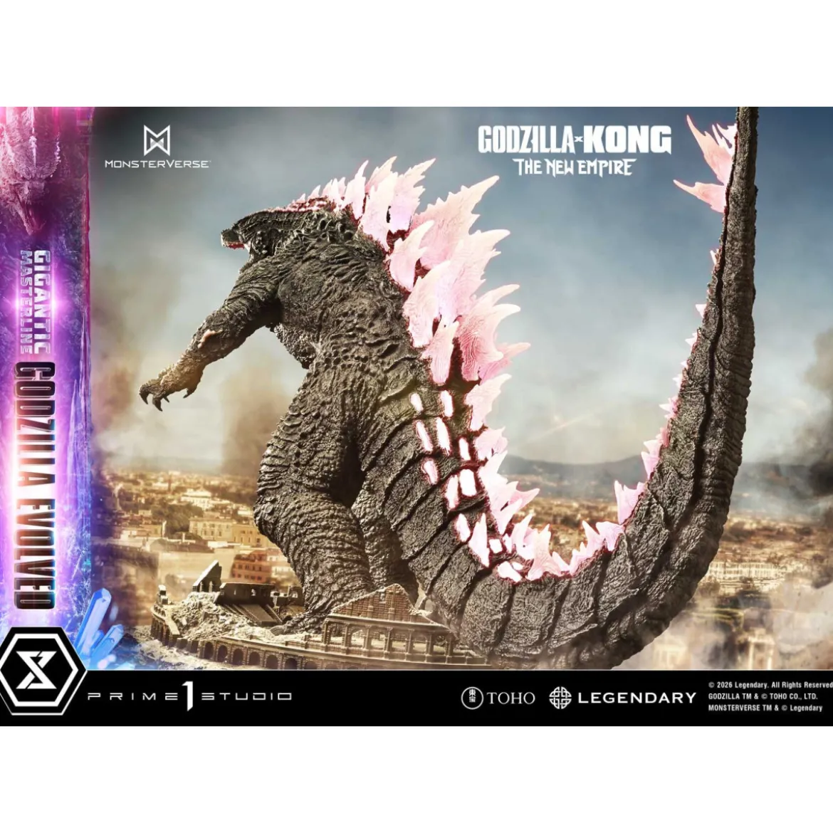 Prime 1 Studio - Godzilla Evolved Bonus Ver. - Godzilla x Kong: The New Empire Gigantic Masterline Series