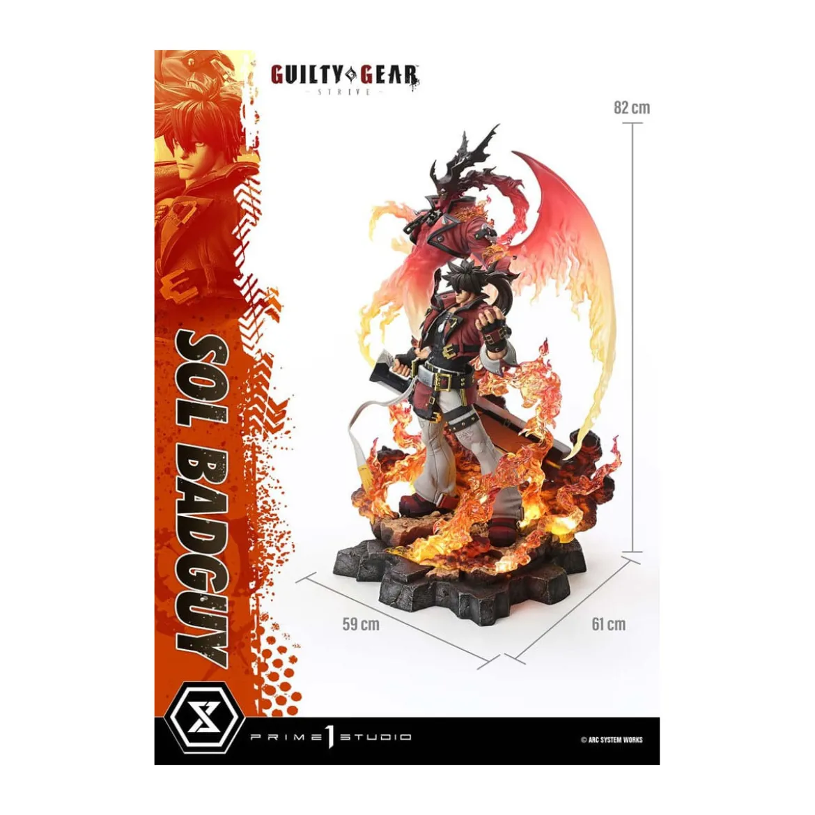 Prime 1 Studio - Guilty gear Strive - Sol Badguy Bonus Version Premium Masterline Series 1/4