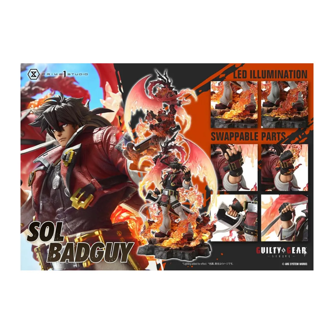 Prime 1 Studio - Guilty gear Strive - Sol Badguy Bonus Version Premium Masterline Series 1/4