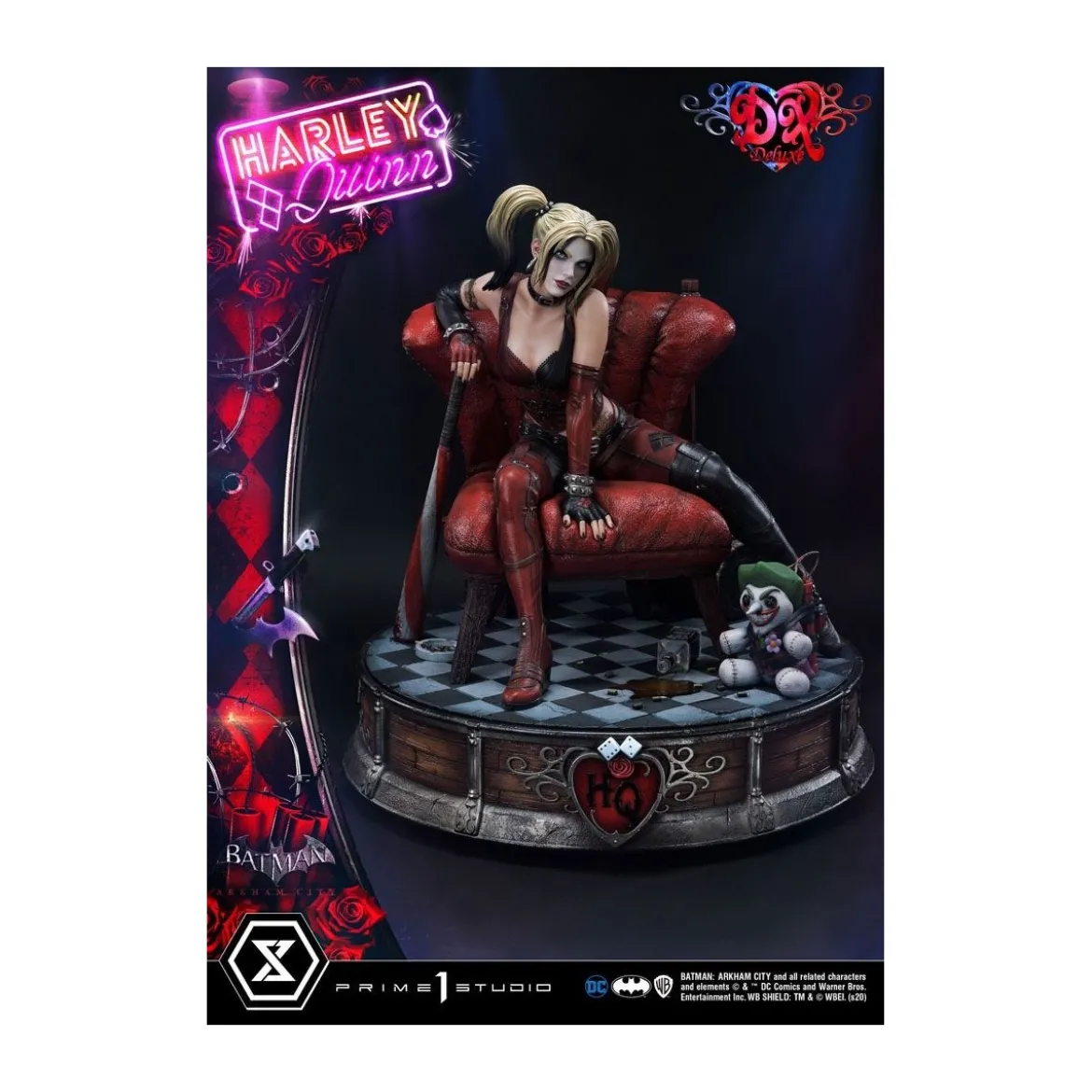 Prime 1 Studio - Harley Quinn Deluxe Bonus Version 1:3 Scale Statue - Batman Arkham City