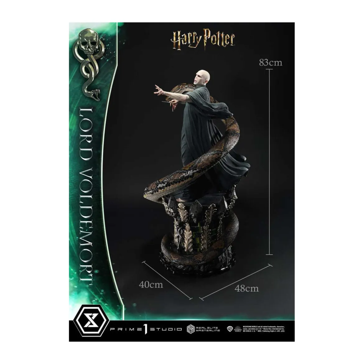 Prime 1 Studio - Harry Potter statuette Real Elite Masterline Series 1/4 Lord Voldemort Bonus Version