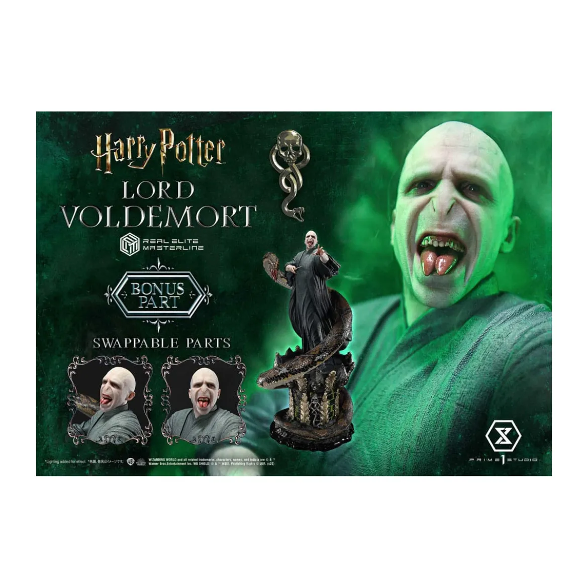 Prime 1 Studio - Harry Potter statuette Real Elite Masterline Series 1/4 Lord Voldemort Bonus Version