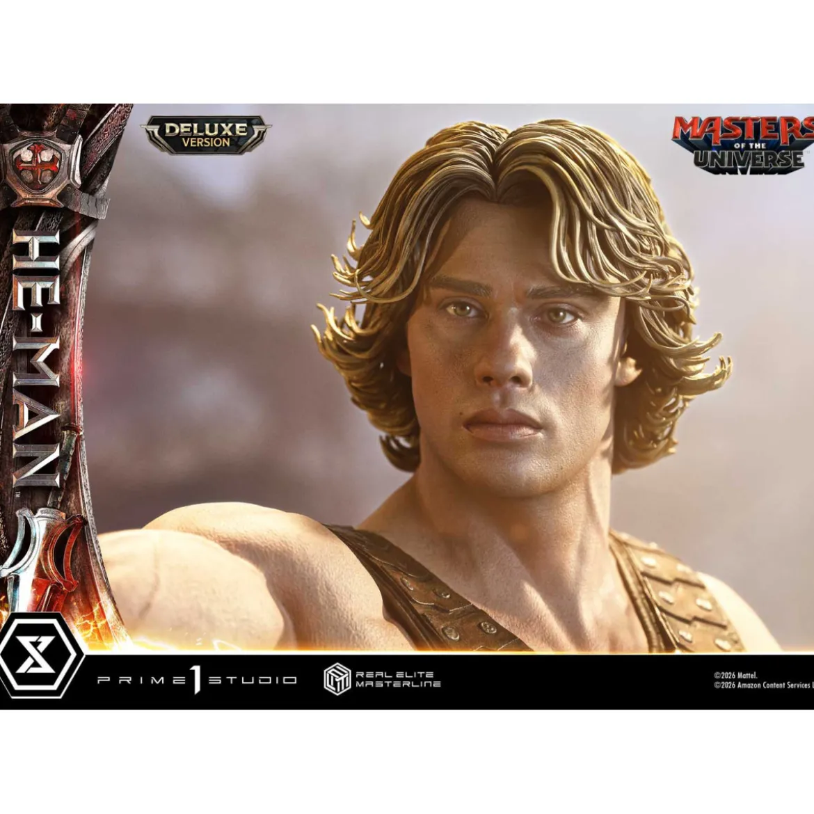 Prime 1 Studio - He-Man Deluxe Bonus Version - Masters of the Universe (2026) Real Elite Masterline 1/3