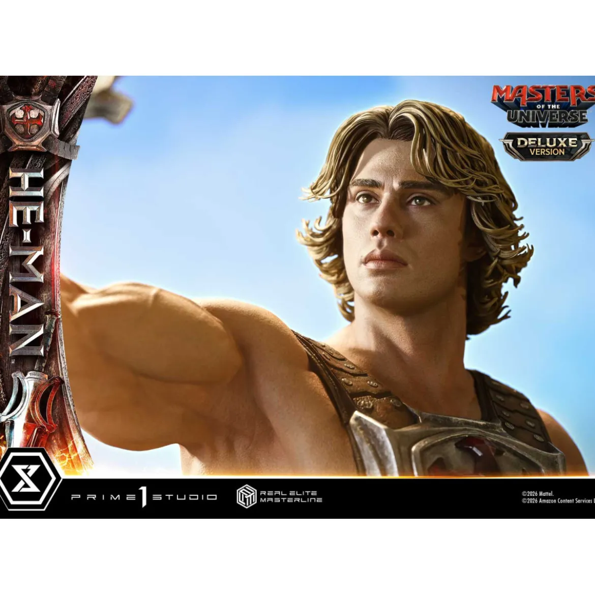 Prime 1 Studio - He-Man Deluxe Bonus Version - Masters of the Universe (2026) Real Elite Masterline 1/3