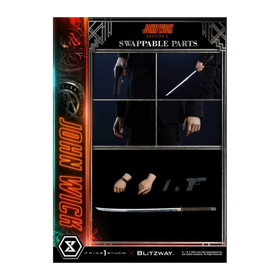 Prime 1 Studio - John Wick Chapter 4 1/4 John Wick Deluxe Bonus Version