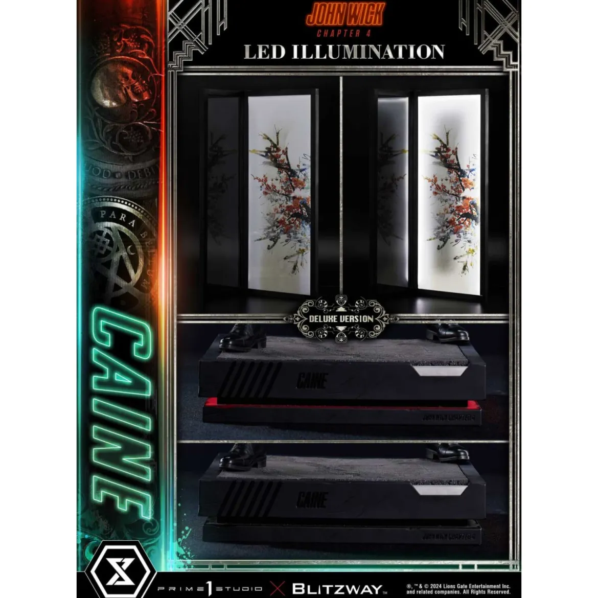 Prime 1 Studio - John Wick Chapter 4 Ultimate Premium Masterline Series 1/4 Caine Deluxe Version