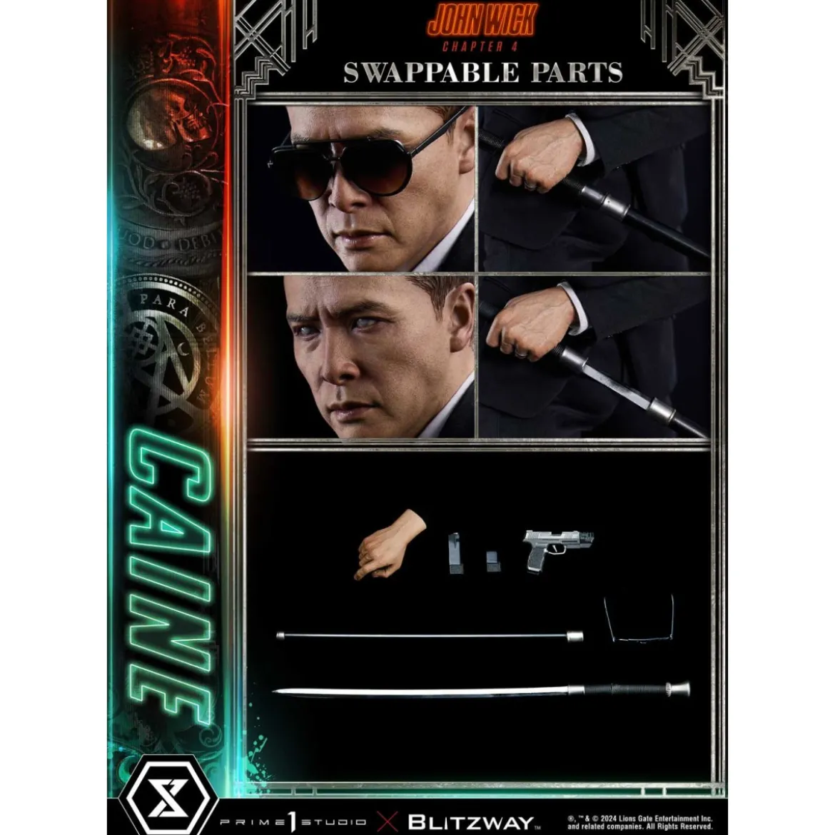 Prime 1 Studio - John Wick Chapter 4 Ultimate Premium Masterline Series 1/4 Caine Deluxe Version