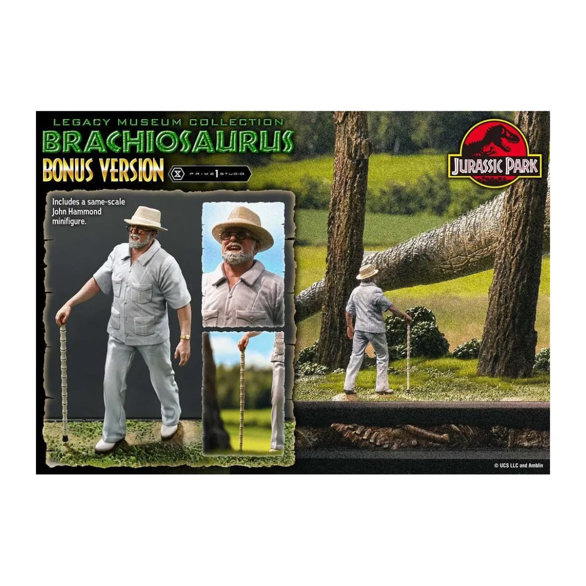 Prime 1 Studio - Jurassic Park - Brachiosaurus Legacy Museum Collection 1/15