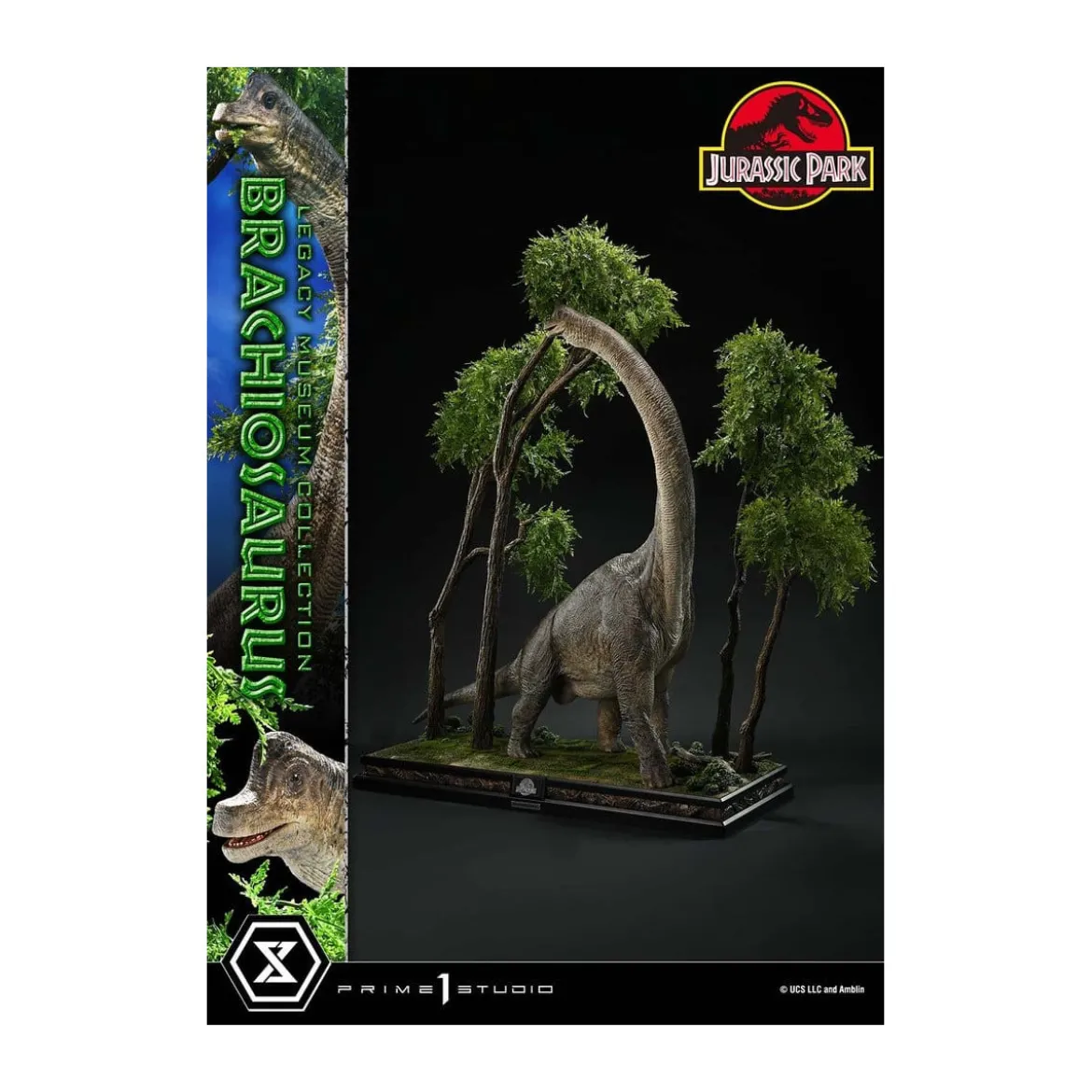 Prime 1 Studio - Jurassic Park - Brachiosaurus Legacy Museum Collection 1/15