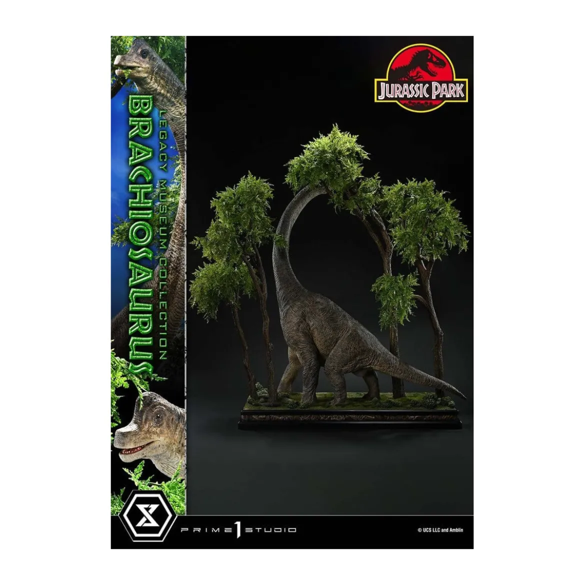 Prime 1 Studio - Jurassic Park - Brachiosaurus Legacy Museum Collection 1/15