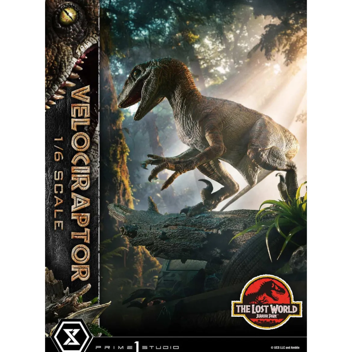 Prime 1 Studio - Jurassic Park II - statue Legacy Museum Collection 1/6 Velociraptor Bonus Version 41 cm