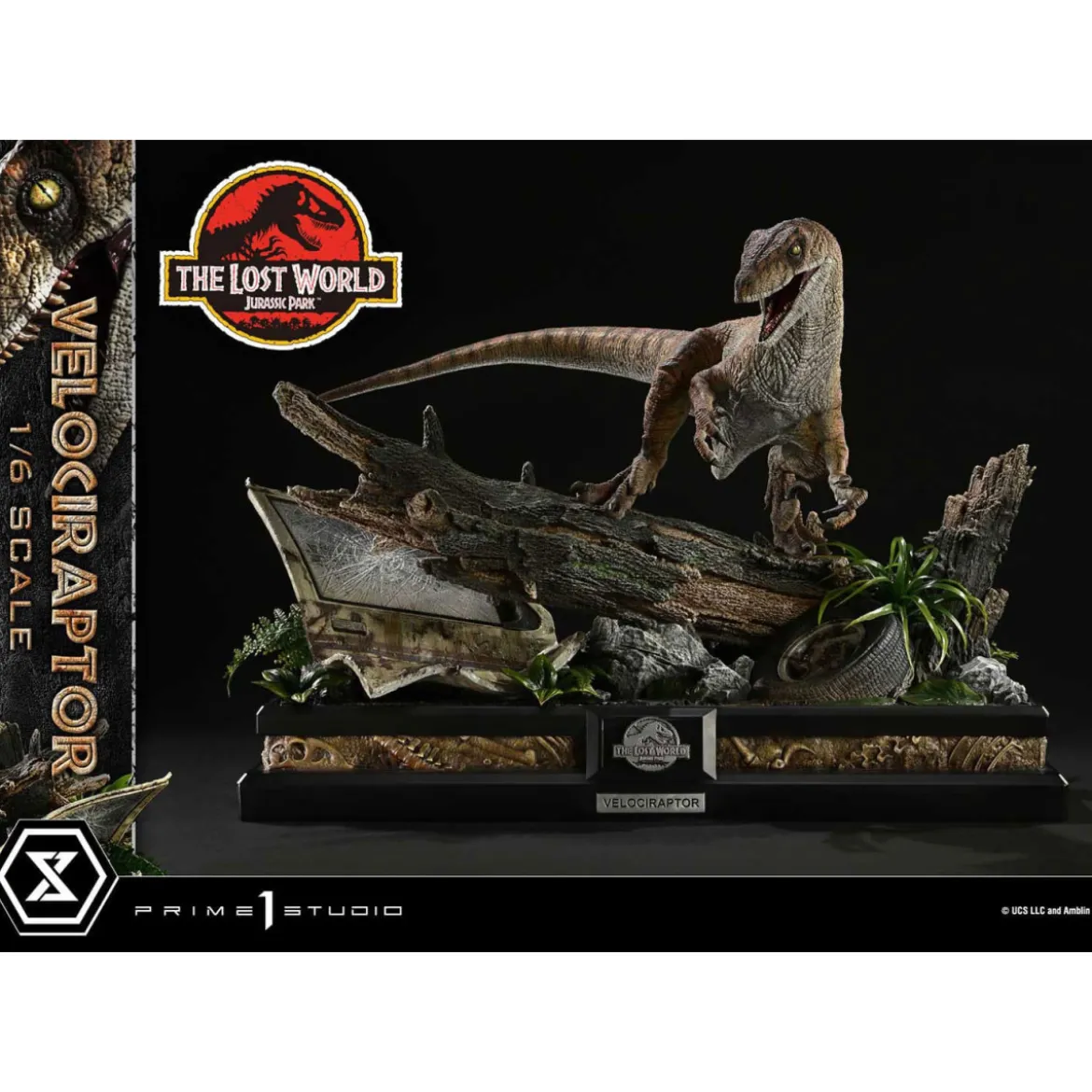 Prime 1 Studio - Jurassic Park II - statue Legacy Museum Collection 1/6 Velociraptor Bonus Version 41 cm
