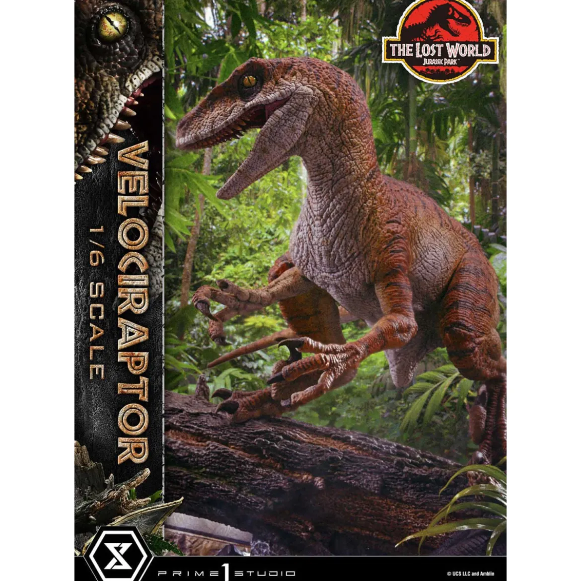 Prime 1 Studio - Jurassic Park II - statue Legacy Museum Collection 1/6 Velociraptor Bonus Version 41 cm