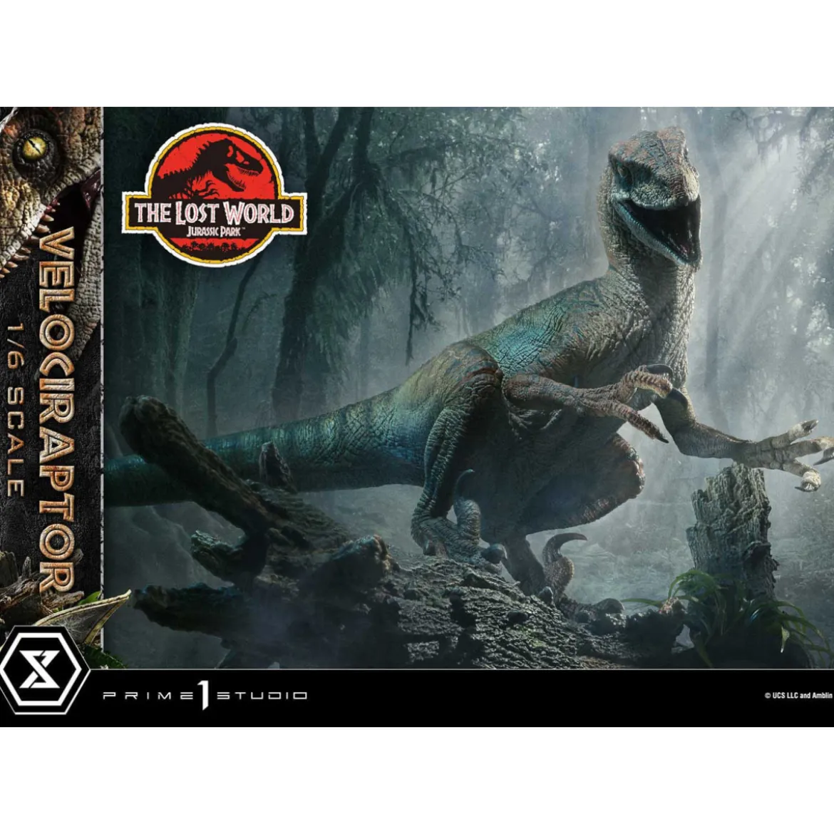 Prime 1 Studio - Jurassic Park II - statue Legacy Museum Collection 1/6 Velociraptor Bonus Version 41 cm