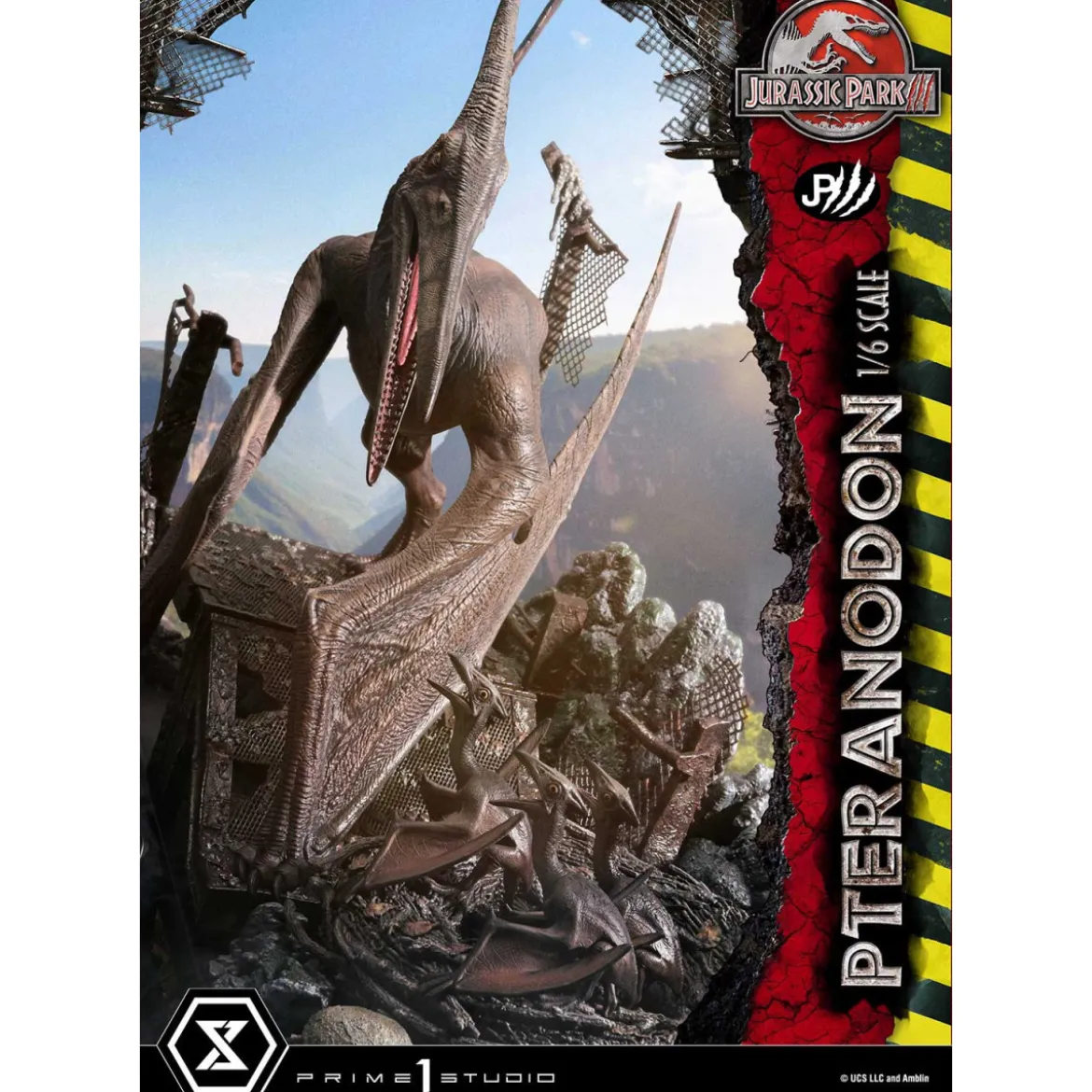 Prime 1 Studio - Jurassic Park III - Pteranodon Legacy Museum Collection 1/6