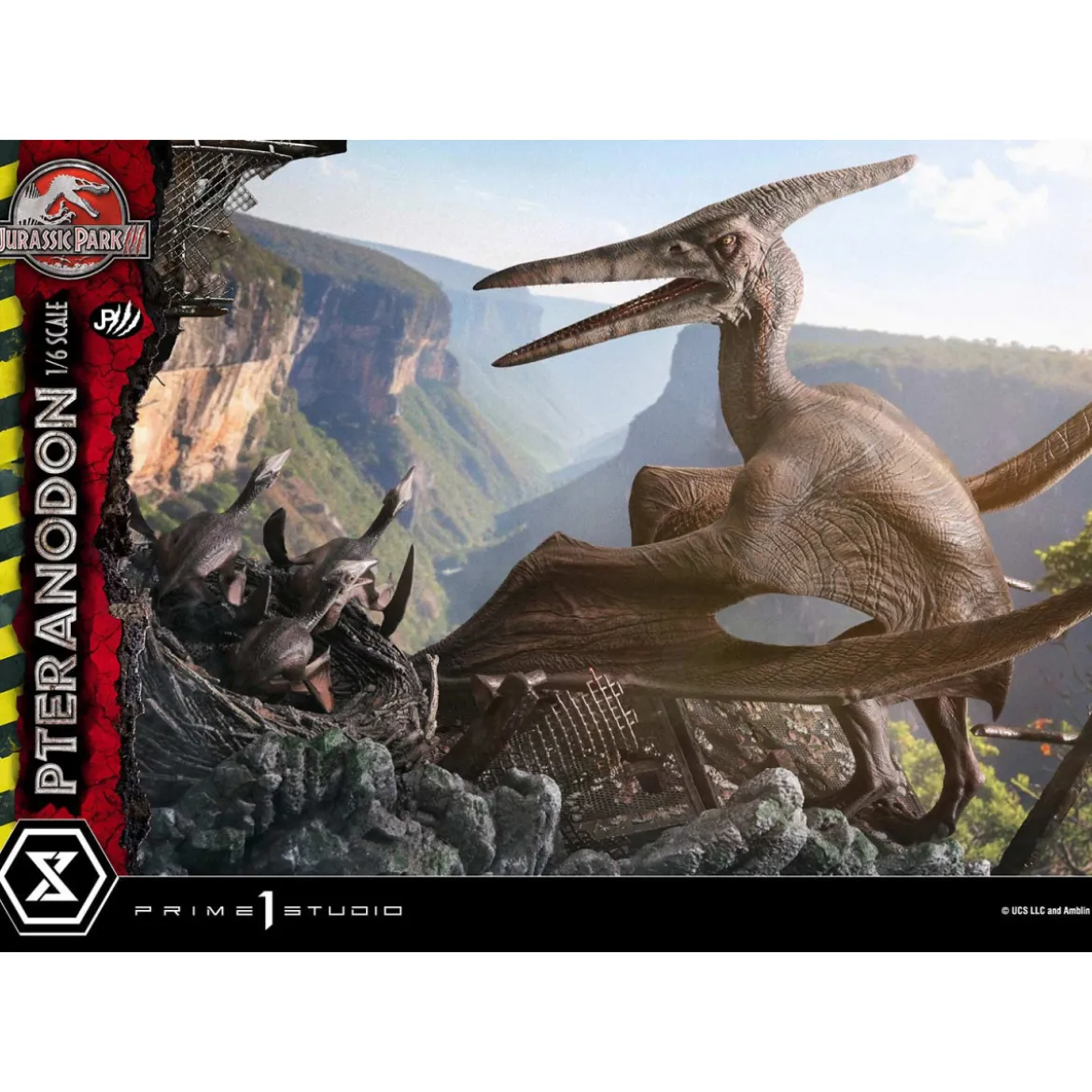 Prime 1 Studio - Jurassic Park III - Pteranodon Legacy Museum Collection 1/6