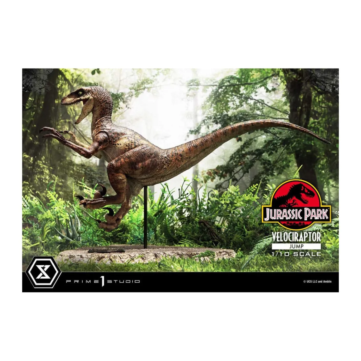 Prime 1 Studio - Jurassic Park - Prime Collectibles 1/10 Velociraptor Jump