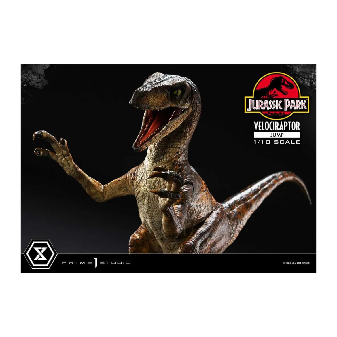 Prime 1 Studio - Jurassic Park - Prime Collectibles 1/10 Velociraptor Jump