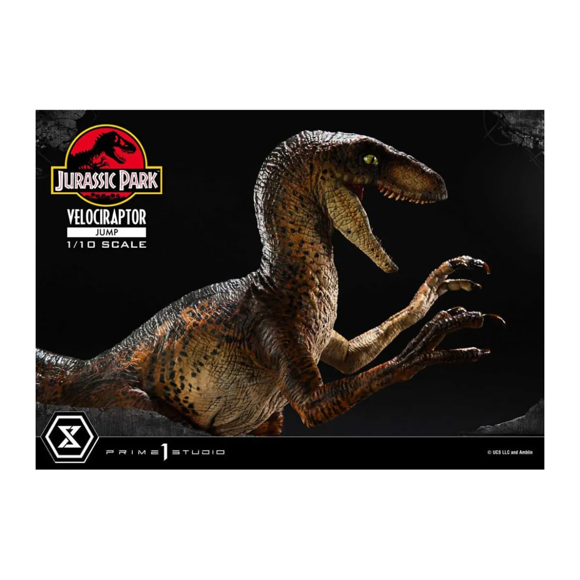 Prime 1 Studio - Jurassic Park - Prime Collectibles 1/10 Velociraptor Jump