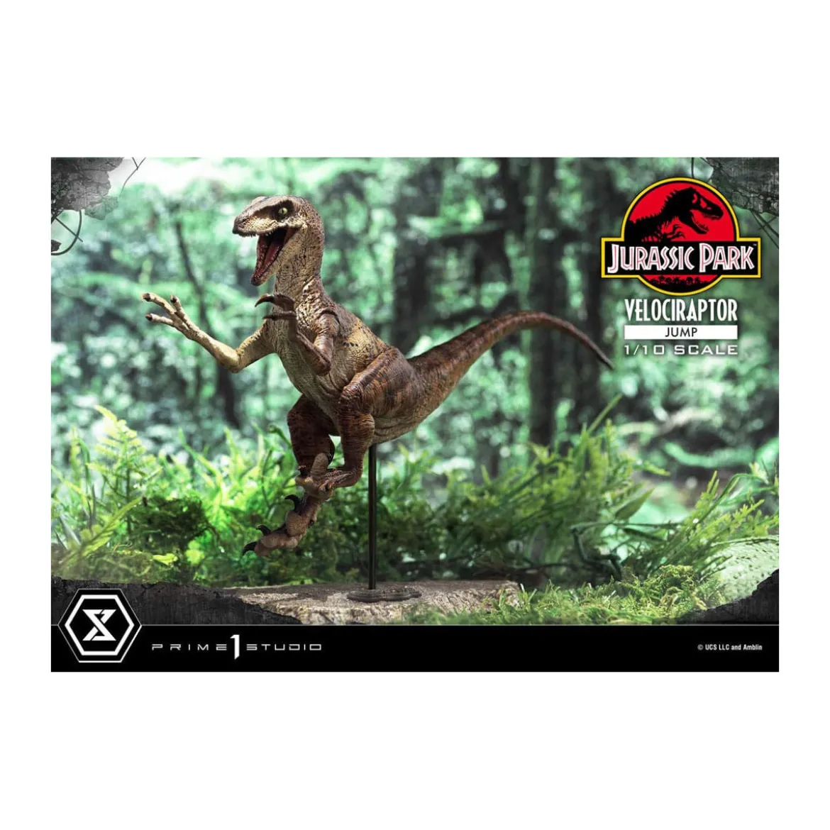 Prime 1 Studio - Jurassic Park - Prime Collectibles 1/10 Velociraptor Jump