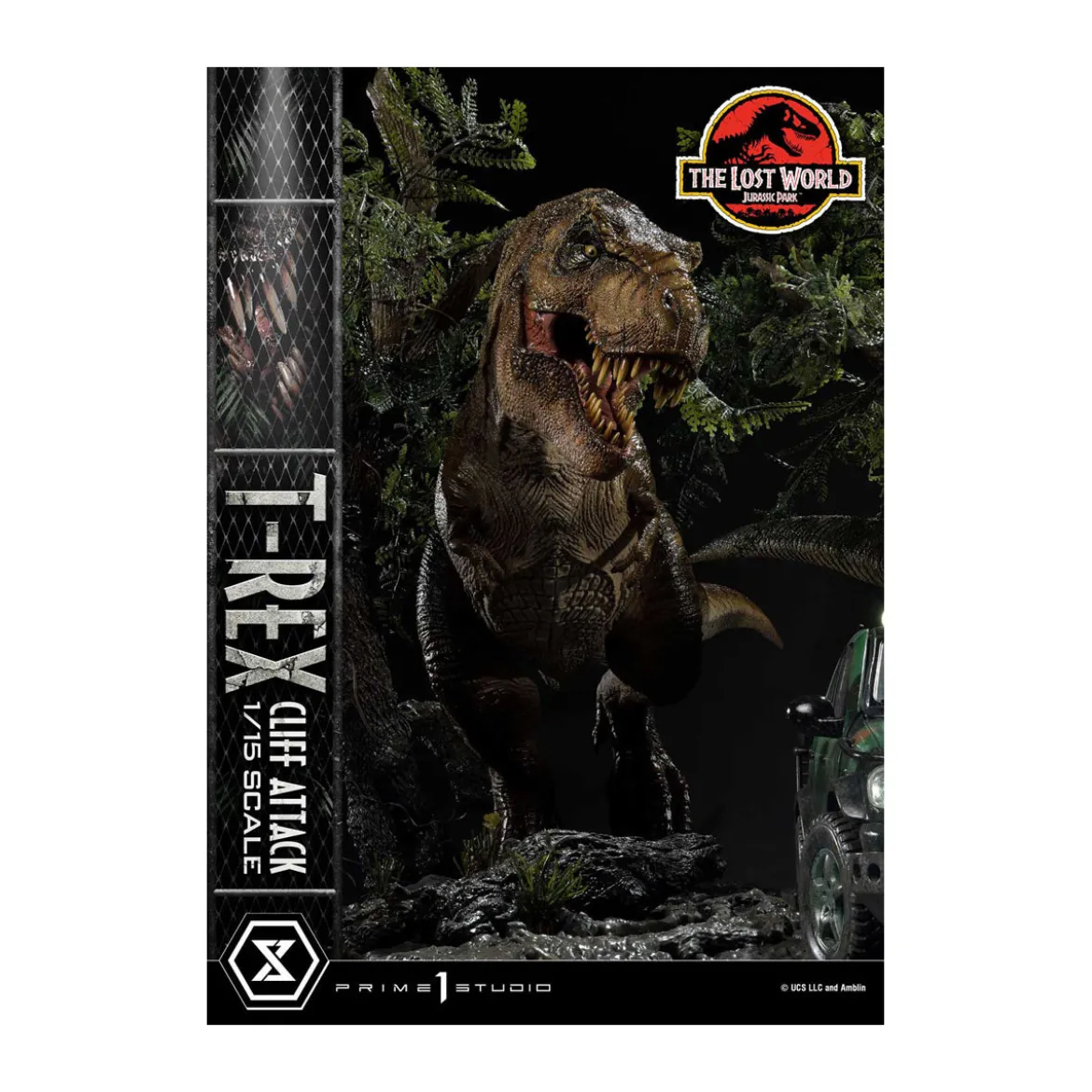 Prime 1 Studio - Jurassic Park: The Lost World - Cliff Attack Bonus Version Legacy Museum Collection 1/15