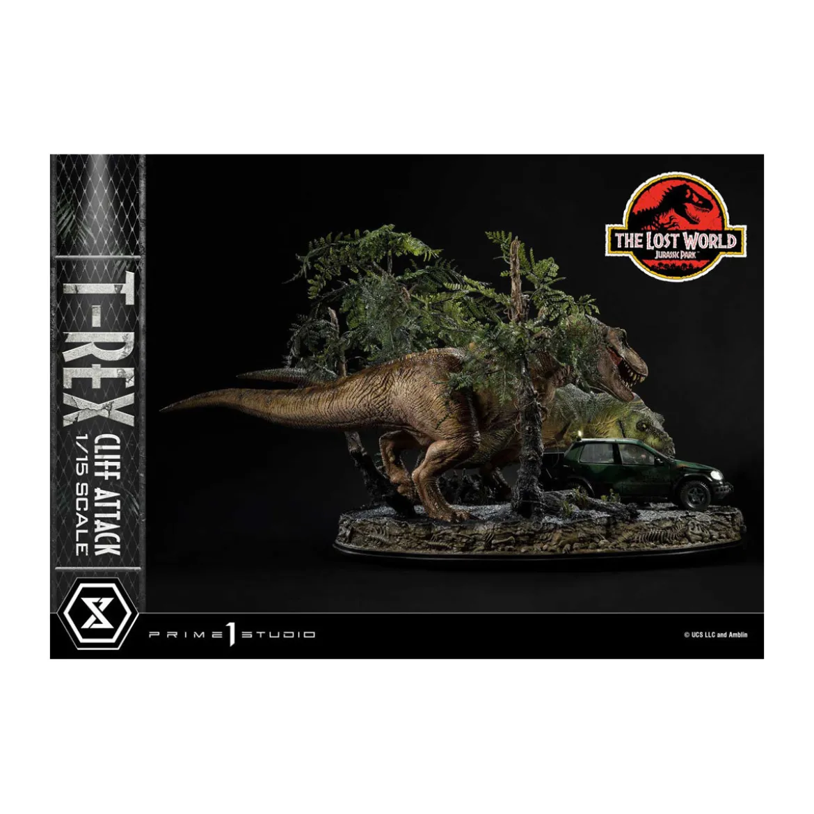 Prime 1 Studio - Jurassic Park: The Lost World - Cliff Attack Bonus Version Legacy Museum Collection 1/15