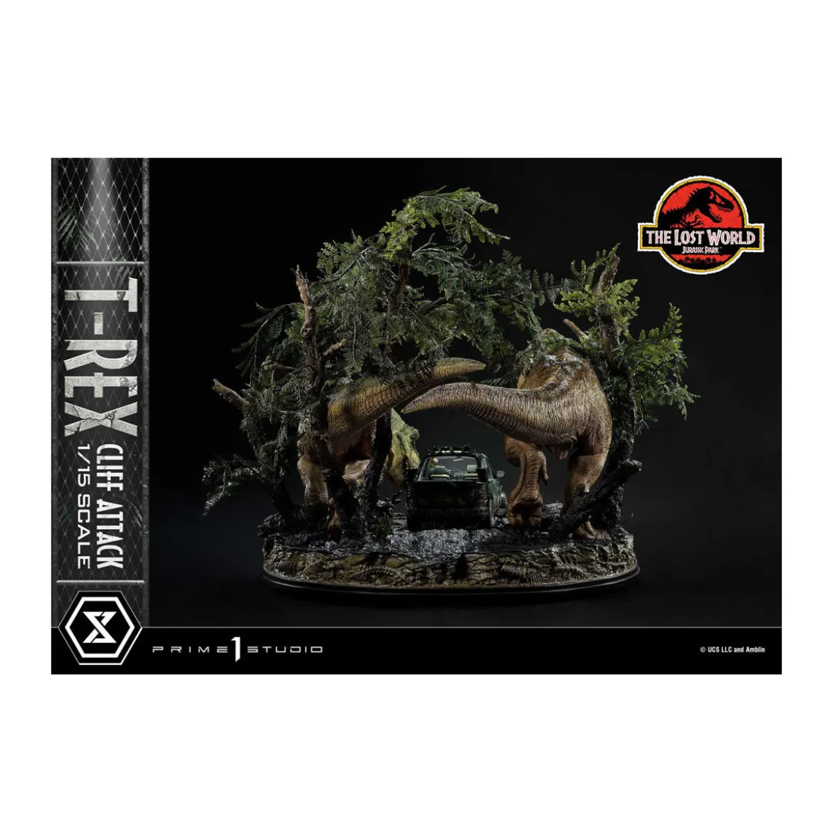 Prime 1 Studio - Jurassic Park: The Lost World - Cliff Attack Bonus Version Legacy Museum Collection 1/15