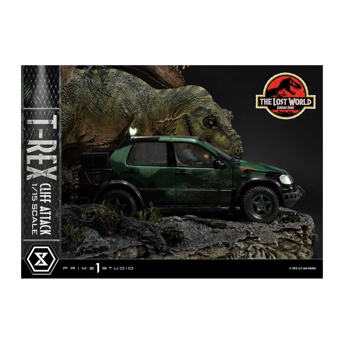 Prime 1 Studio - Jurassic Park: The Lost World - Cliff Attack Bonus Version Legacy Museum Collection 1/15