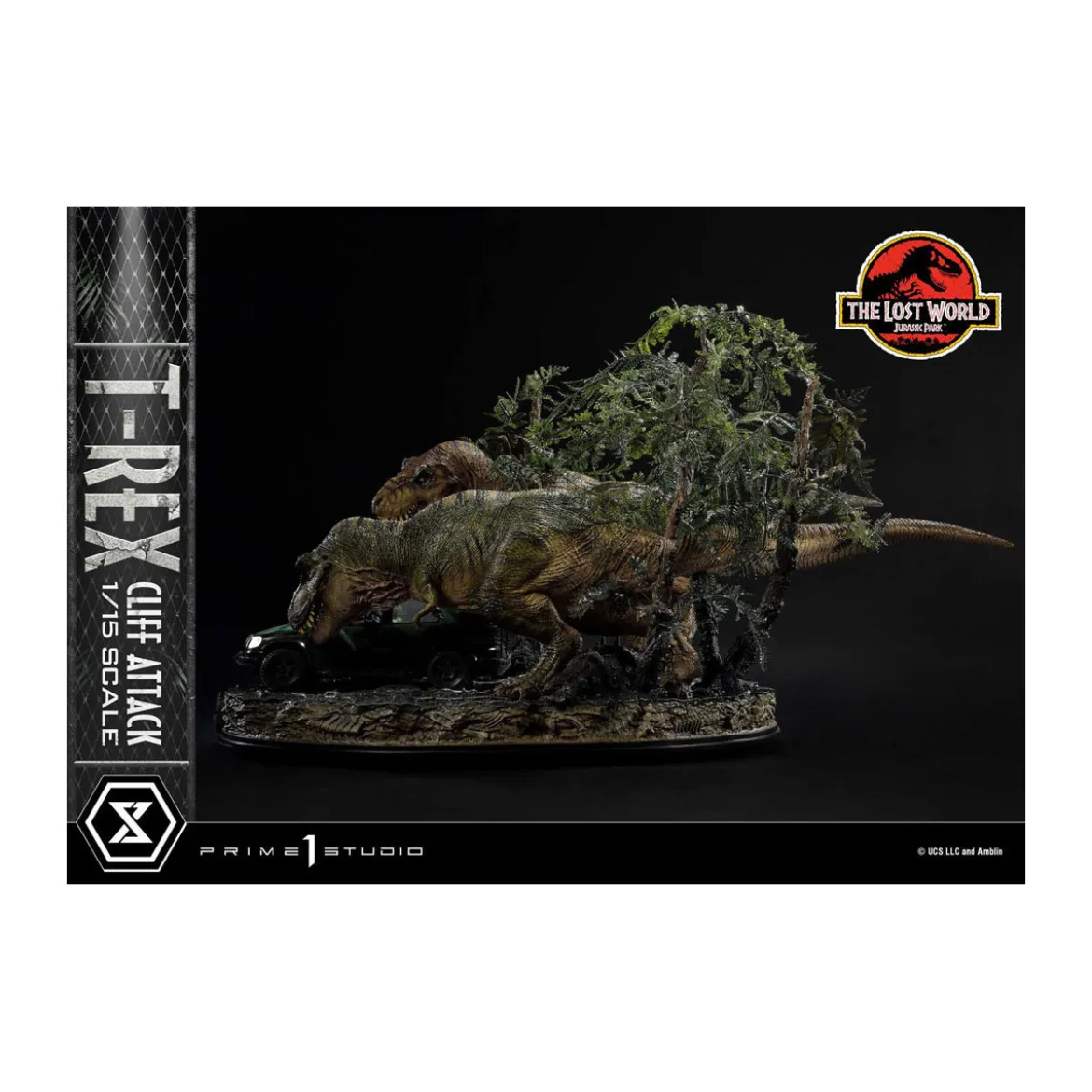Prime 1 Studio - Jurassic Park: The Lost World - Cliff Attack Bonus Version Legacy Museum Collection 1/15
