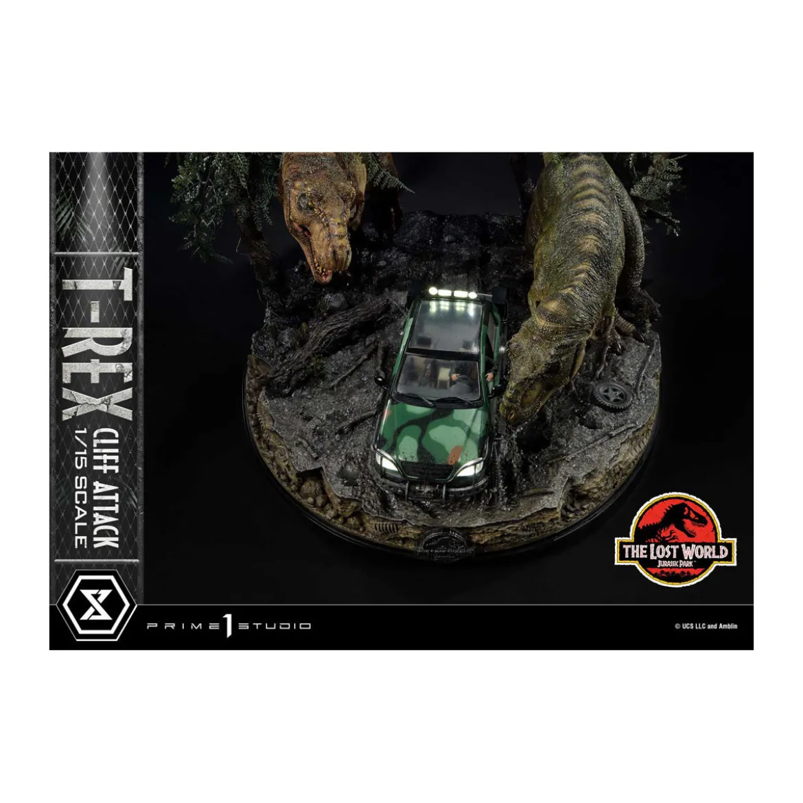 Prime 1 Studio - Jurassic Park: The Lost World - Cliff Attack Bonus Version Legacy Museum Collection 1/15