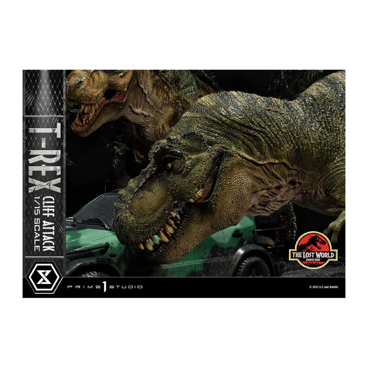 Prime 1 Studio - Jurassic Park: The Lost World - Cliff Attack Bonus Version Legacy Museum Collection 1/15