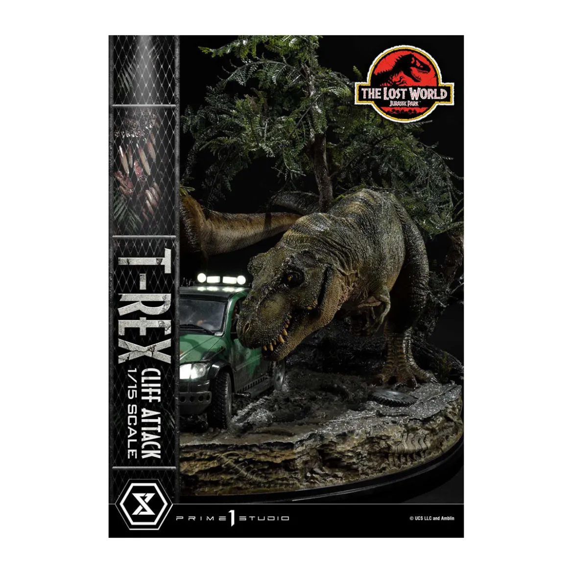 Prime 1 Studio - Jurassic Park: The Lost World - Cliff Attack Bonus Version Legacy Museum Collection 1/15