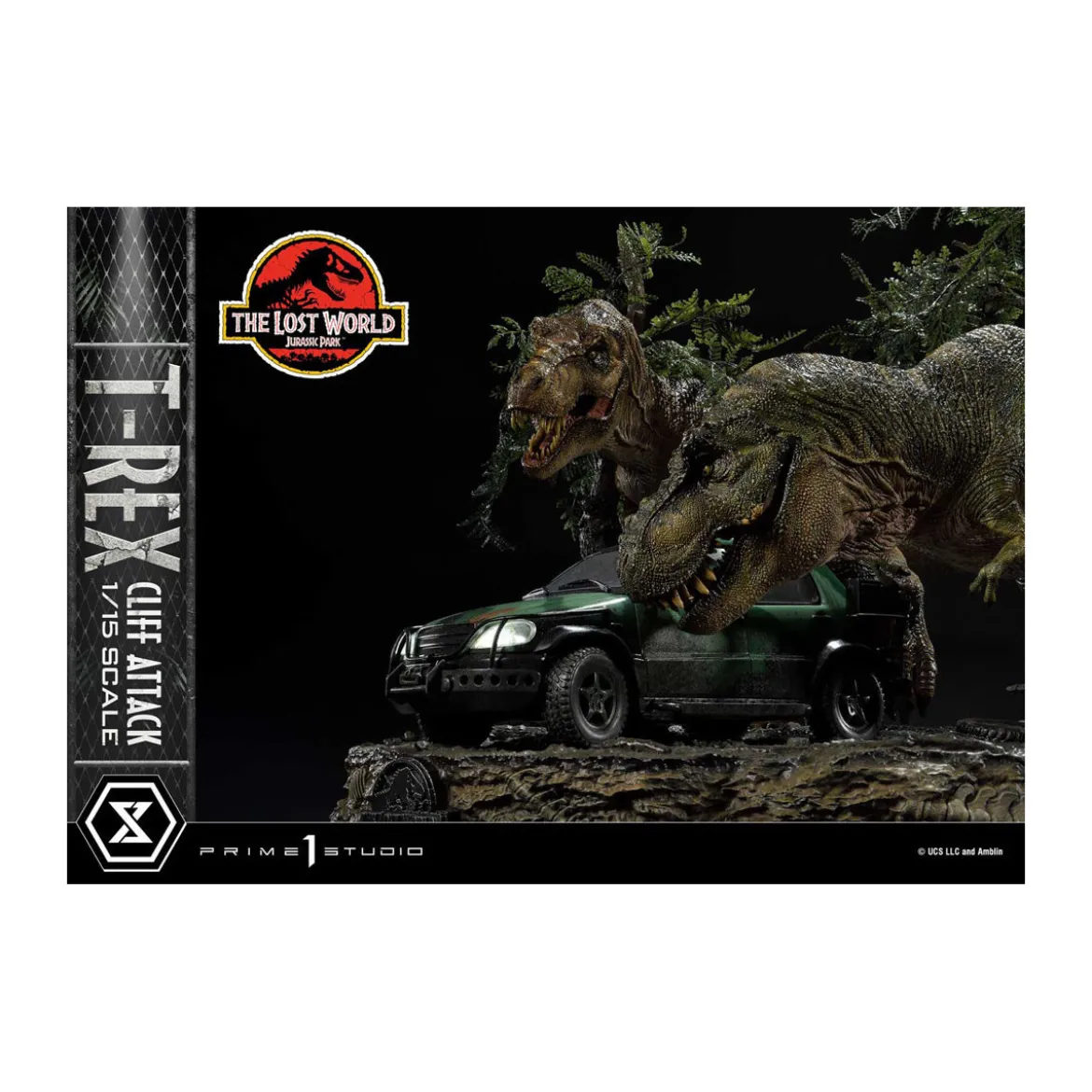 Prime 1 Studio - Jurassic Park: The Lost World - Cliff Attack Bonus Version Legacy Museum Collection 1/15