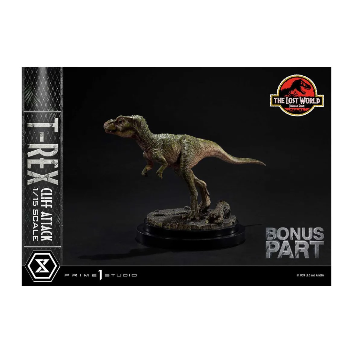 Prime 1 Studio - Jurassic Park: The Lost World - Cliff Attack Bonus Version Legacy Museum Collection 1/15