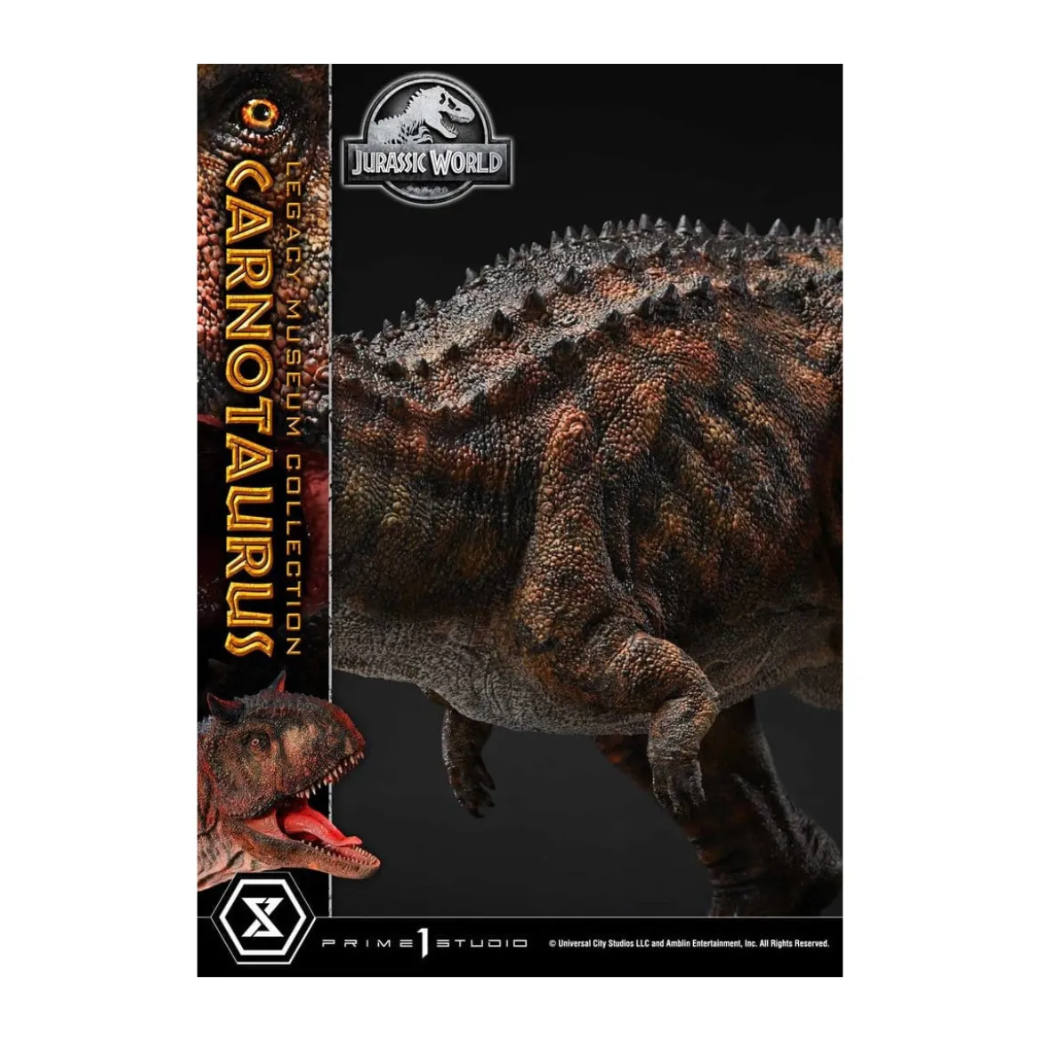 Prime 1 Studio - Jurassic World - Carnotaurus Legacy Museum Collection 1/15