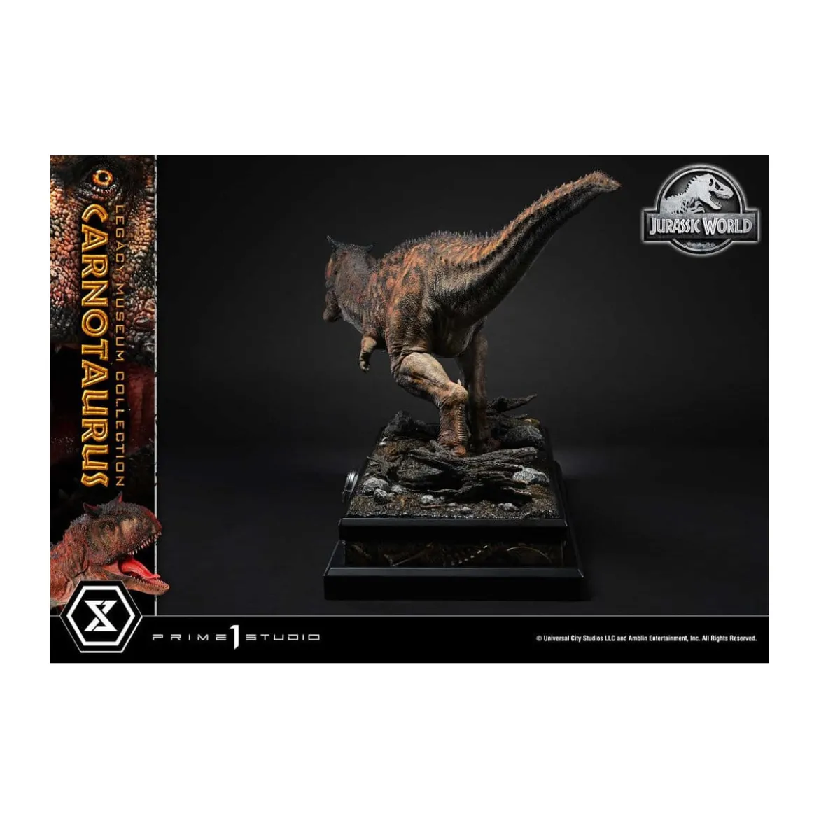 Prime 1 Studio - Jurassic World - Carnotaurus Legacy Museum Collection 1/15