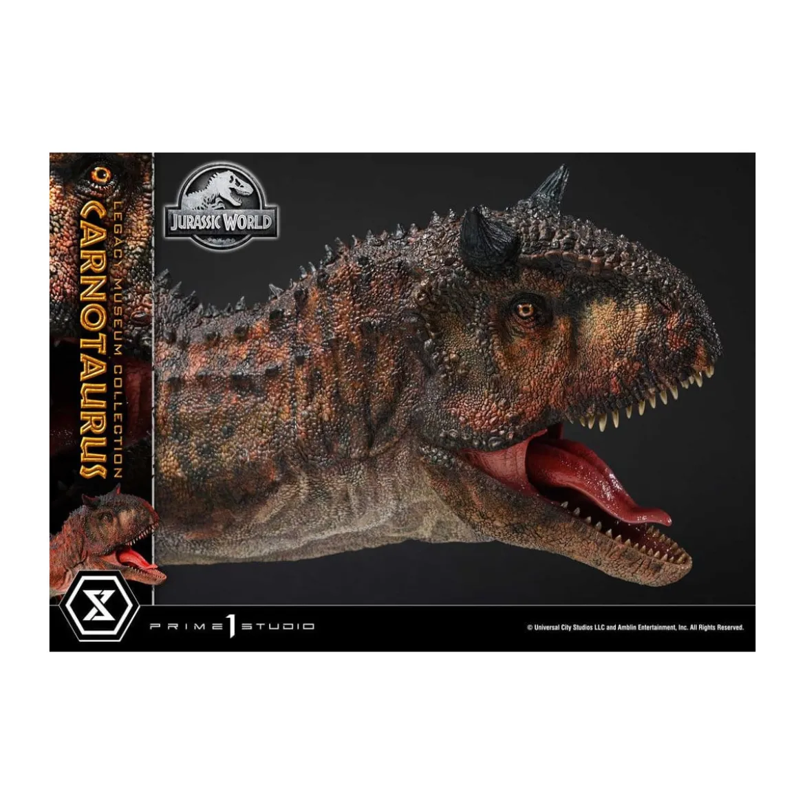 Prime 1 Studio - Jurassic World - Carnotaurus Legacy Museum Collection 1/15