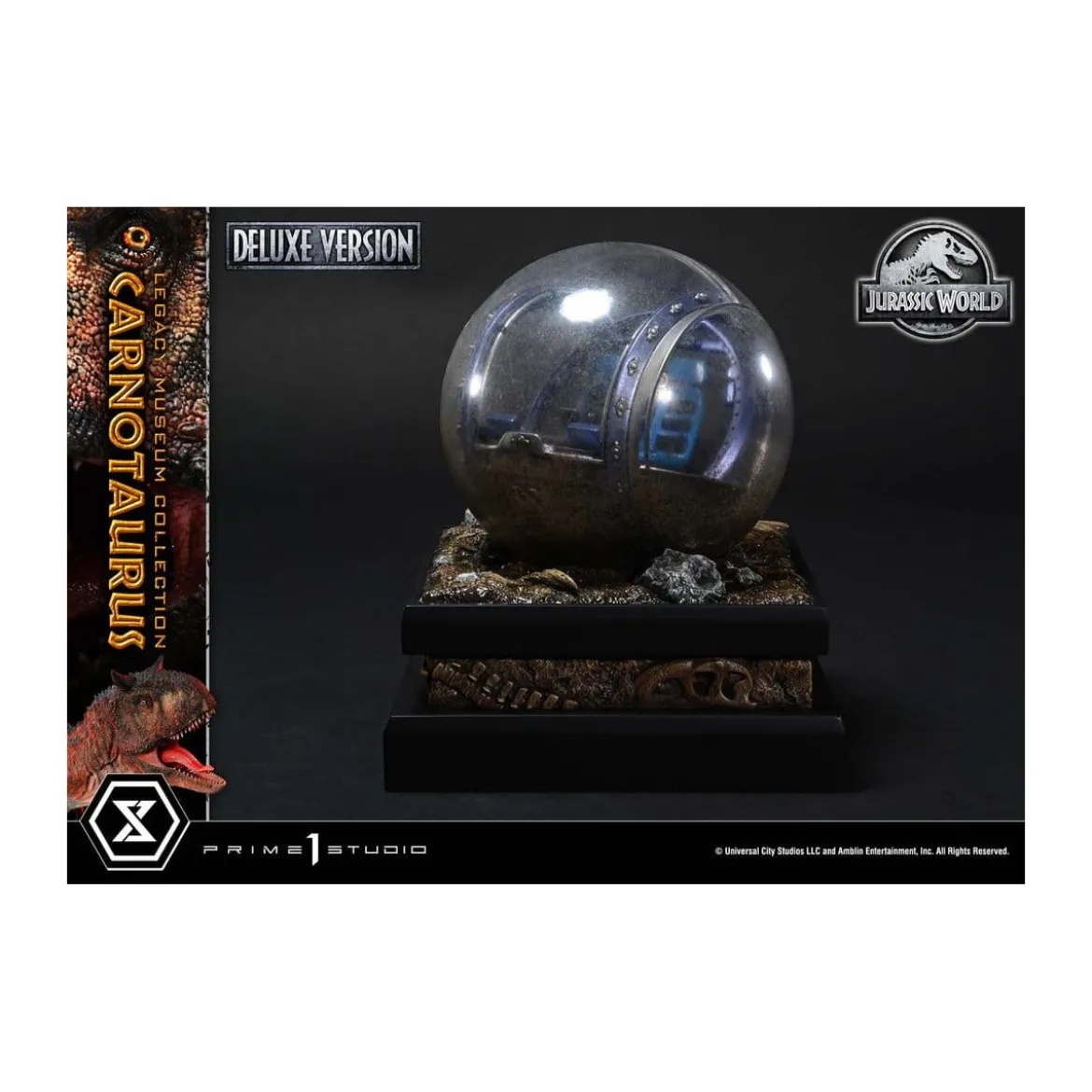 Prime 1 Studio - Jurassic World - Carnotaurus Legacy Museum Collection Deluxe Bonus Version 1/15