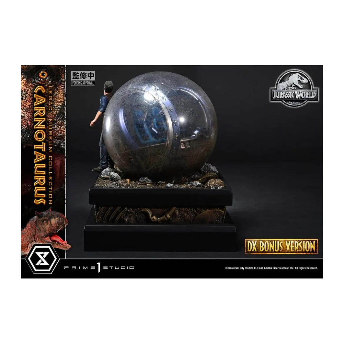 Prime 1 Studio - Jurassic World - Carnotaurus Legacy Museum Collection Deluxe Bonus Version 1/15